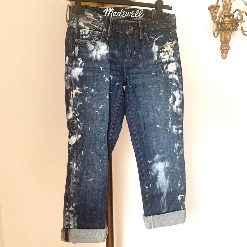 MADEWELL Limited Edition Hand Painted Jeans